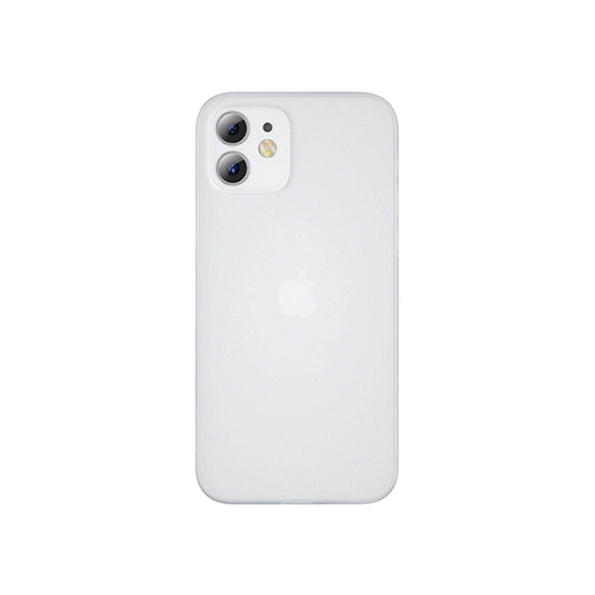 iPhone 12 Mini - Ultratynd Matte Series Cover V.2.0 - Hvid/Klar