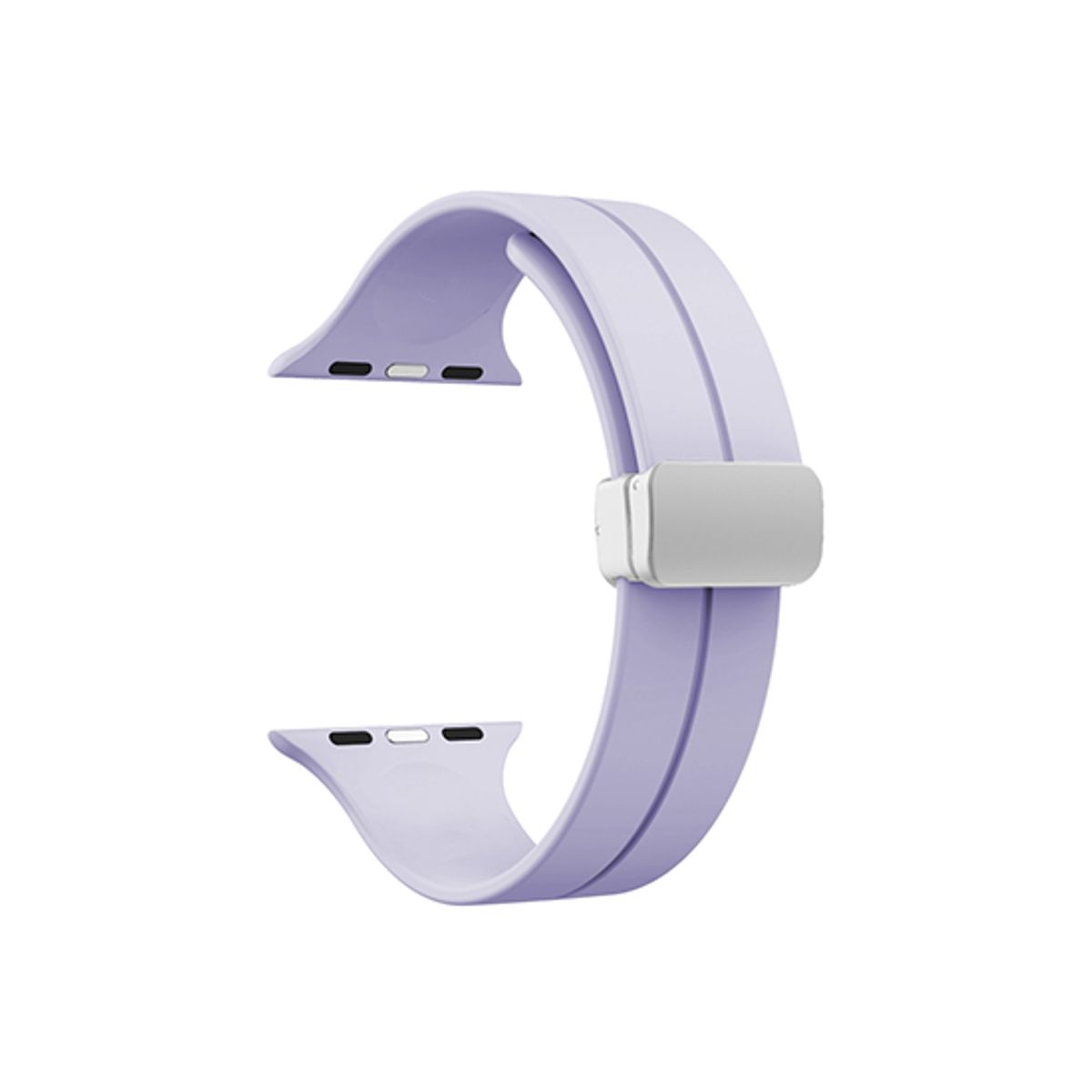 Apple Watch (38/40/SE/41/42mm) - S-Line&trade; Silikone Rem - Lavendel