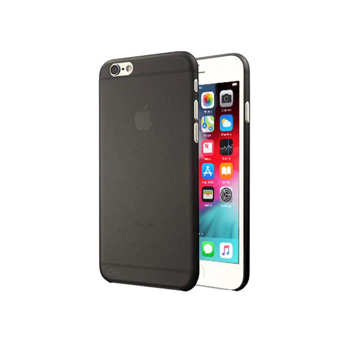 iPhone 6/6s Plus - Valkyrie Ultra-Tynd Cover - Sort/Gennemsigtig