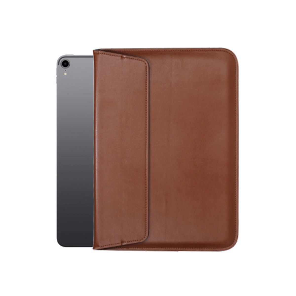 iPad Air 4/5 (2020/2022) - Retro Diary Læder Sleeve - Vintage Brun