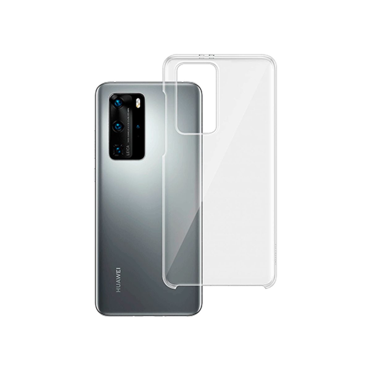 Huawei P40 Pro - Ultra-Slim Silikone Cover - Gennemsigtig