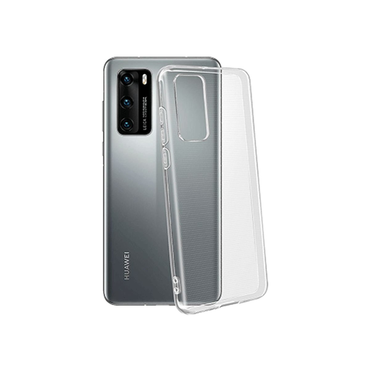 Huawei P40 - Ultra-Slim Silikone Cover - Gennemsigtig