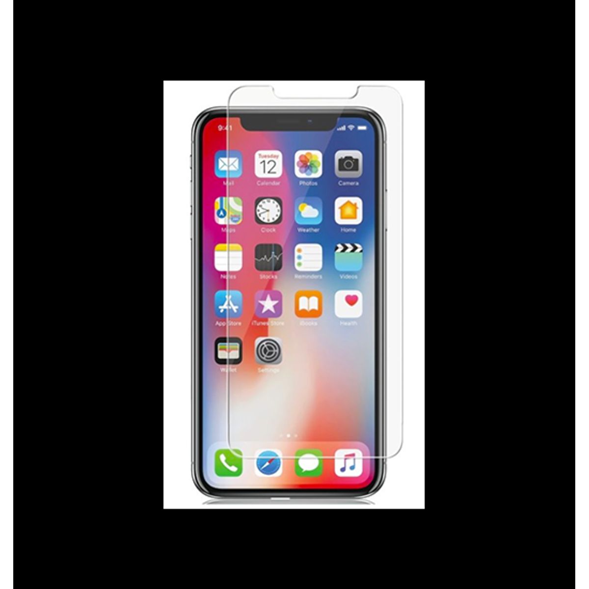 iPhone X/Xs - Bull Anti-scratch Hærdet - Panserglas