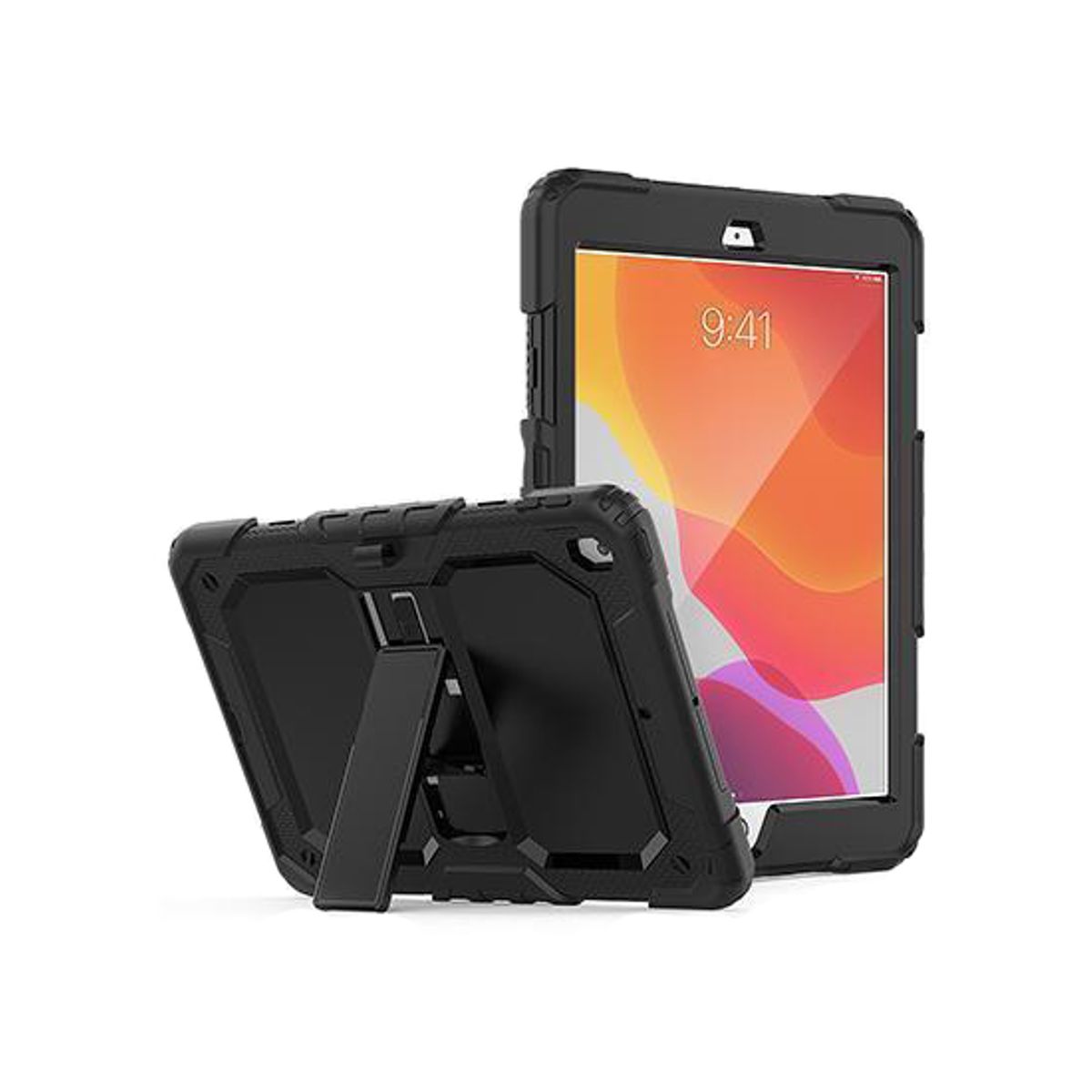 iPad Air 1 (9.7") 2013 - ToughCase&trade; 360° Håndværker Cover - Sort