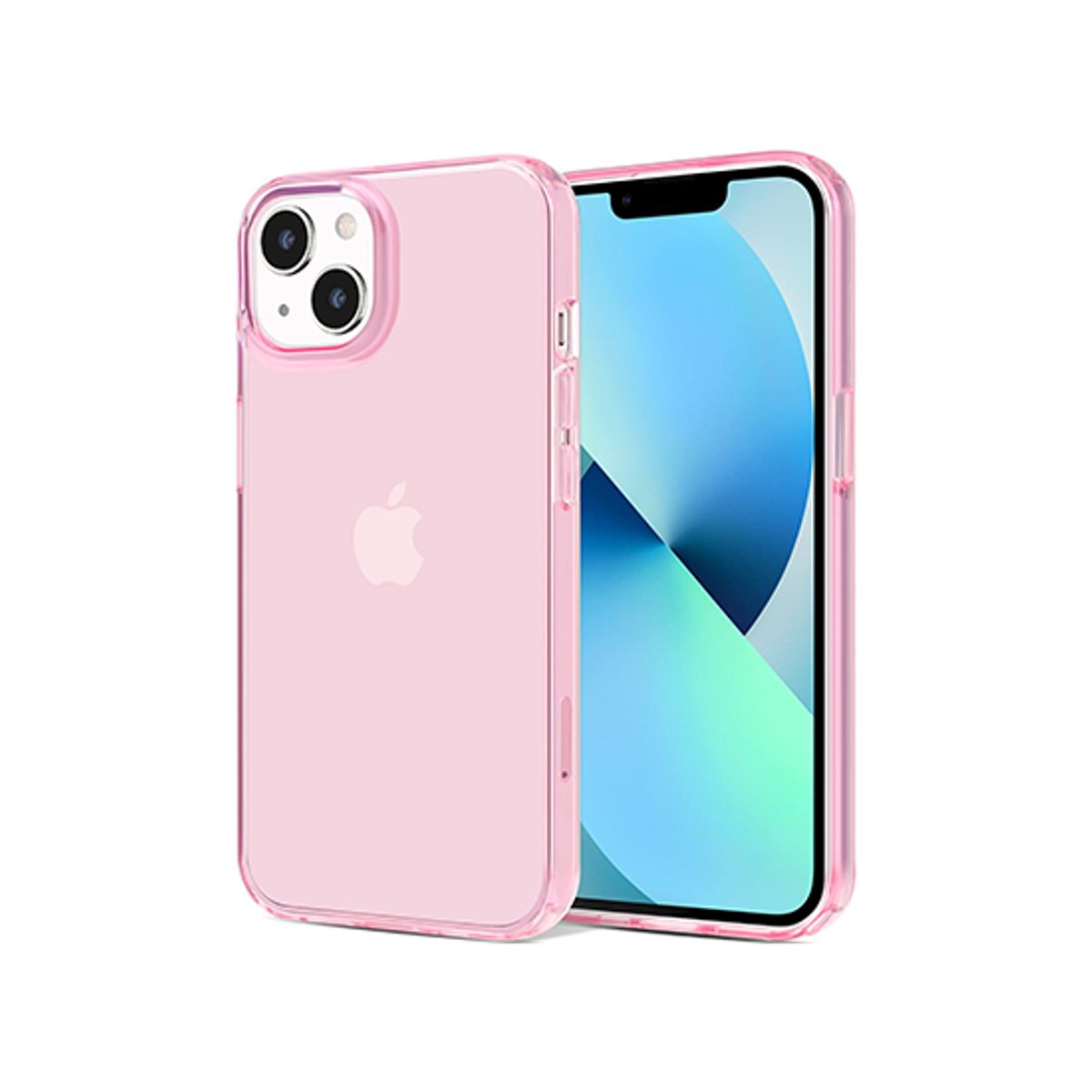 iPhone 12 Mini - Ballet&trade; Crystal Silikone Bagside Cover - Pink