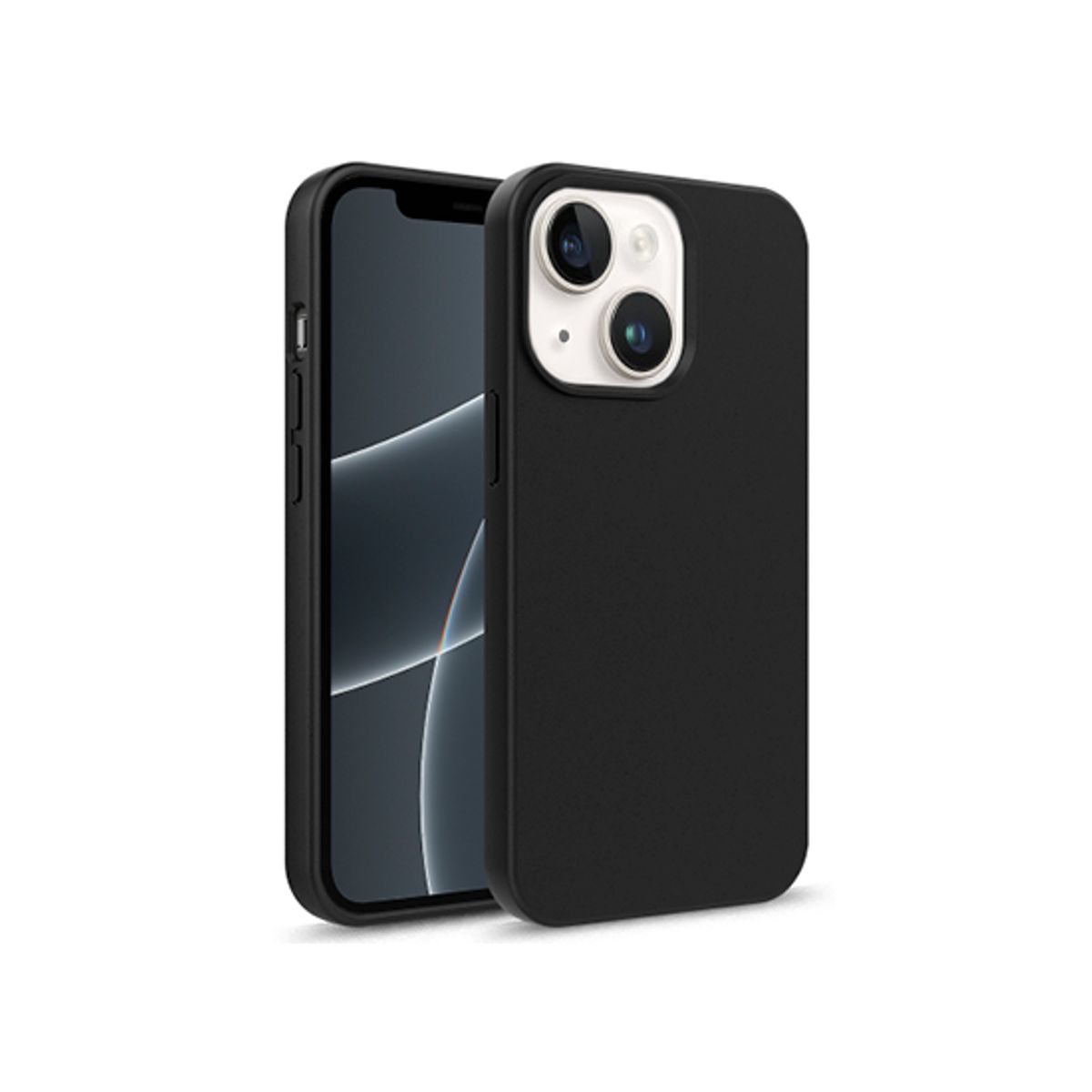 iPhone 13 - EcoCase&trade; 100% Plantebaseret Cover - Sort