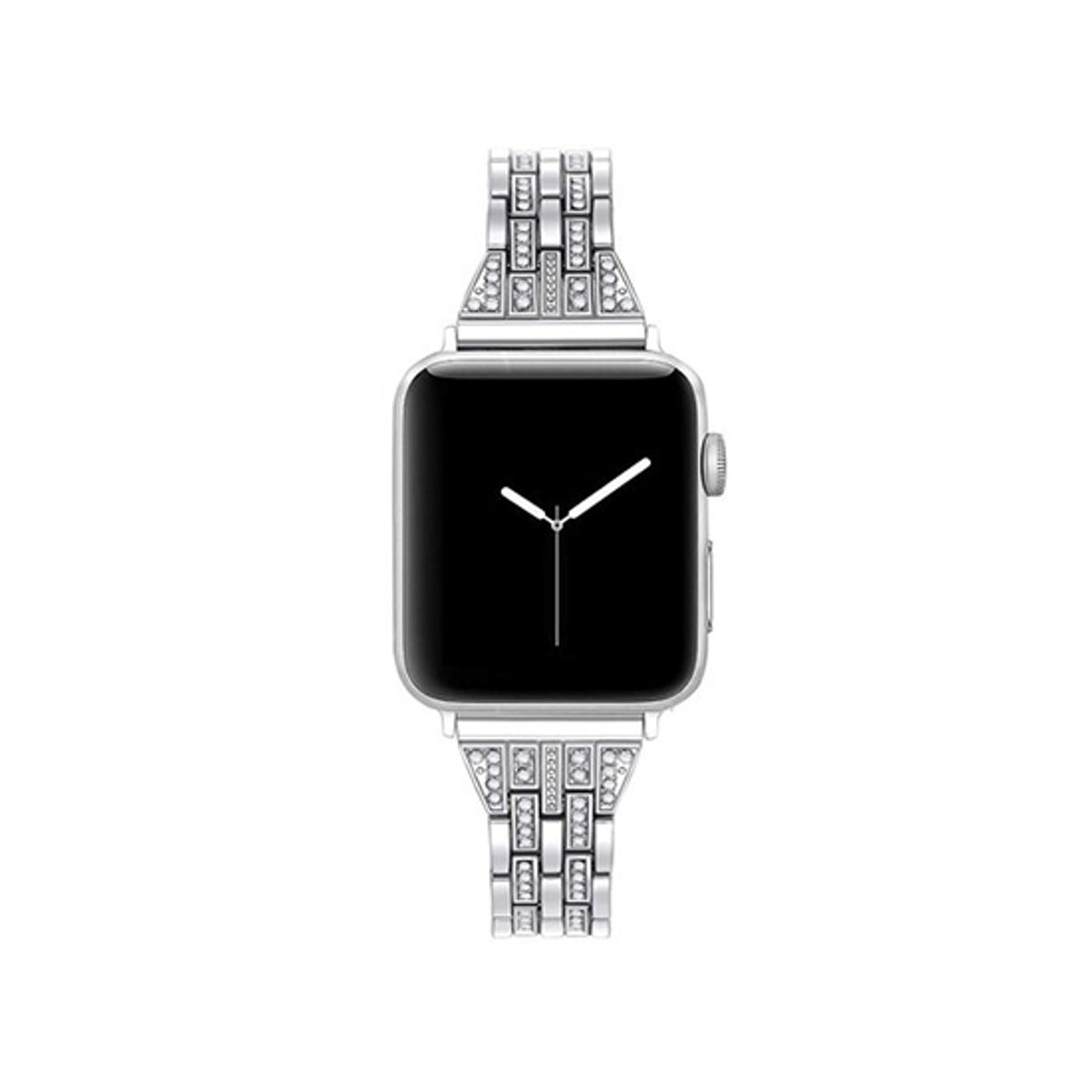 Apple Watch (42/44/SE/45/46/49mm) - Koh-i-Noor Dame Urlænke - Sølv