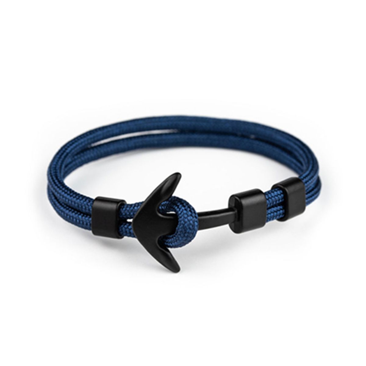 Deluxe&trade; - Nylon Anker Armbånd - Onesize - Navy