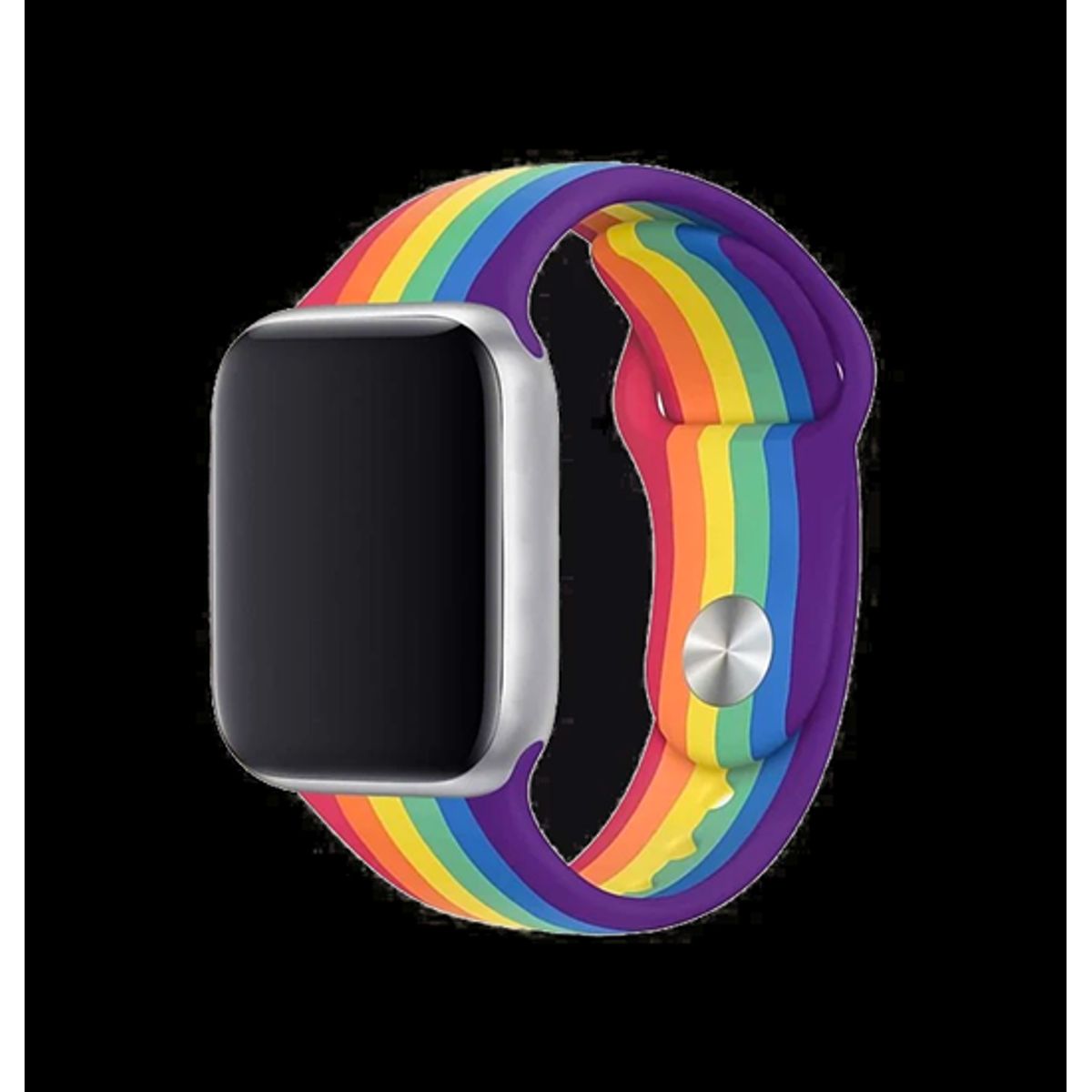 Apple Watch (42/44/SE/45/46/49mm) - LGBT Silikone Rem - Pride