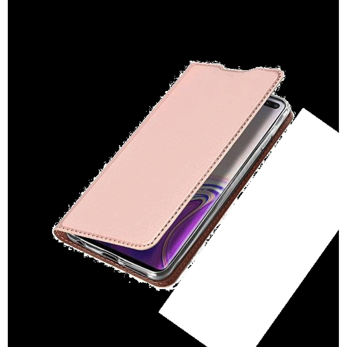 Samsung Galaxy S10+ (Plus) - Vanquish Pro Series Flipcover Etui - Rose