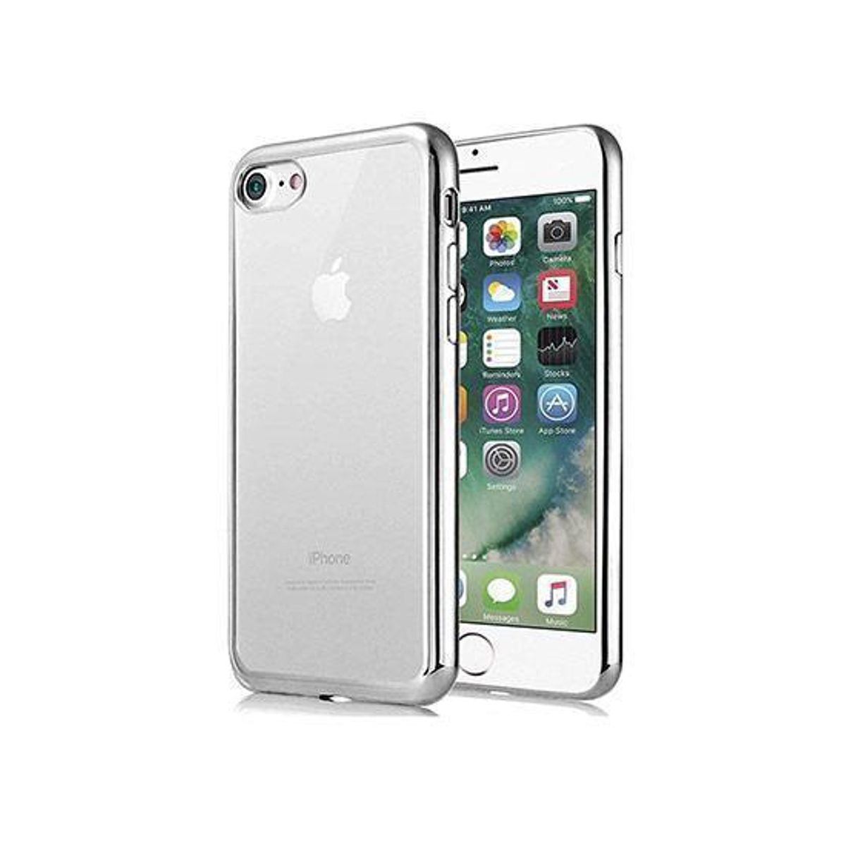 iPhone 7/8/SE(2020/2022) - Valkyrie Silikone Hybrid Cover - Sølv