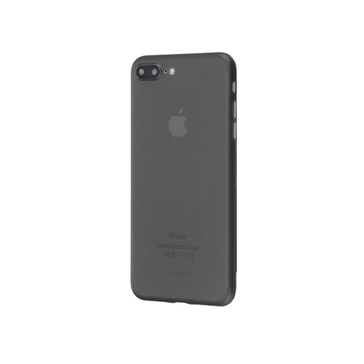 iPhone 7/8 Plus - Valkyrie Ultra-Tynd Cover - Sort/Gennemsigtig