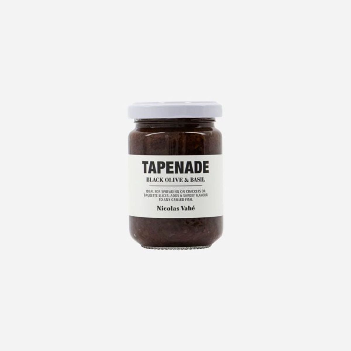 Tapenade m. sorte oliven og basilikum