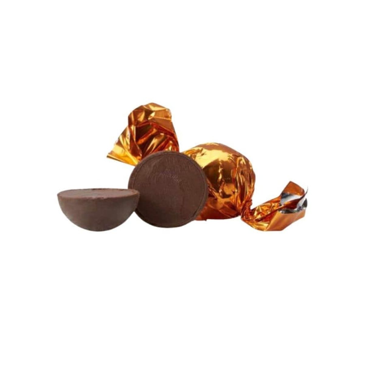 Chokoladekugle | Mørk chokolade med kakaocreme - orange