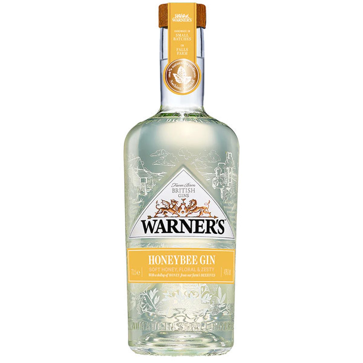 Warner's HoneyBee Gin, 70 cl