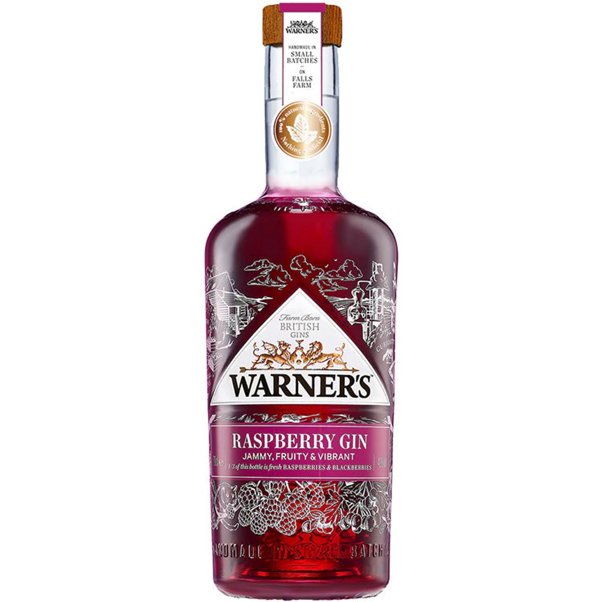 Warner's Raspberry Gin, 70 cl