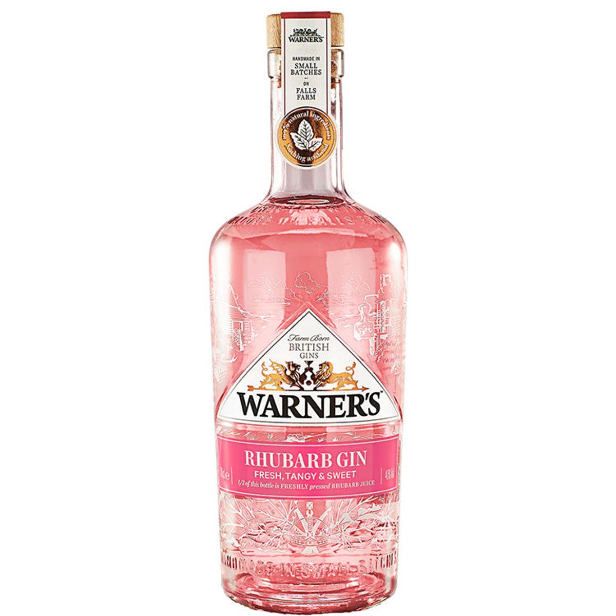 Warner's Rhubarb Gin, 70 cl