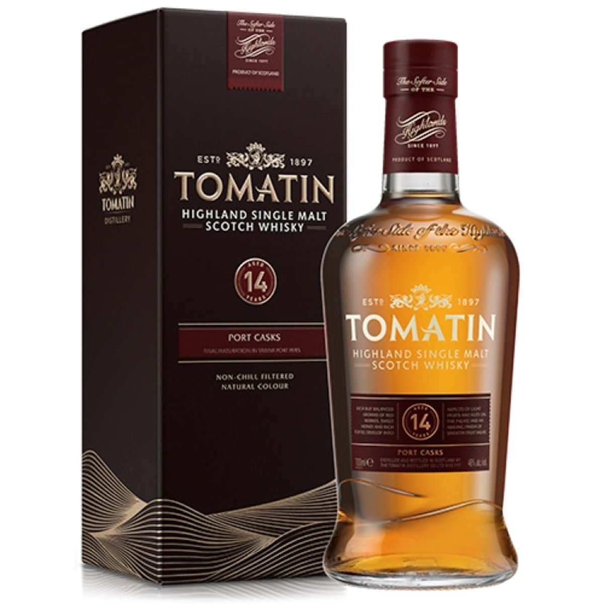 Tomatin 14 år - Highland Single Malt Scotch Whisky Port Casks