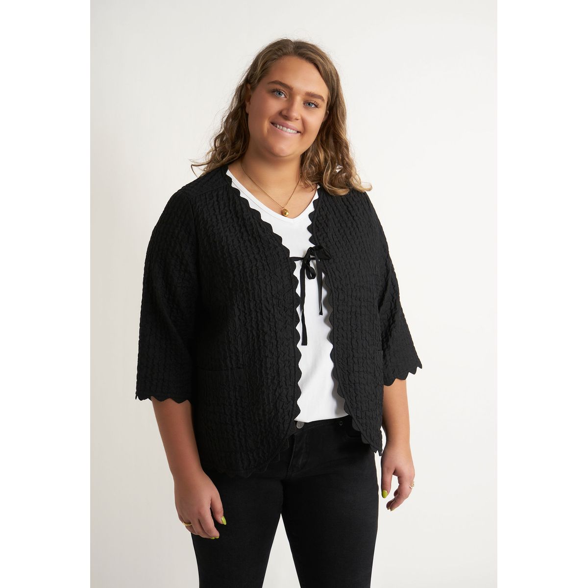 Adia - Cardigan - Adbecca - Black - Xs/38-40