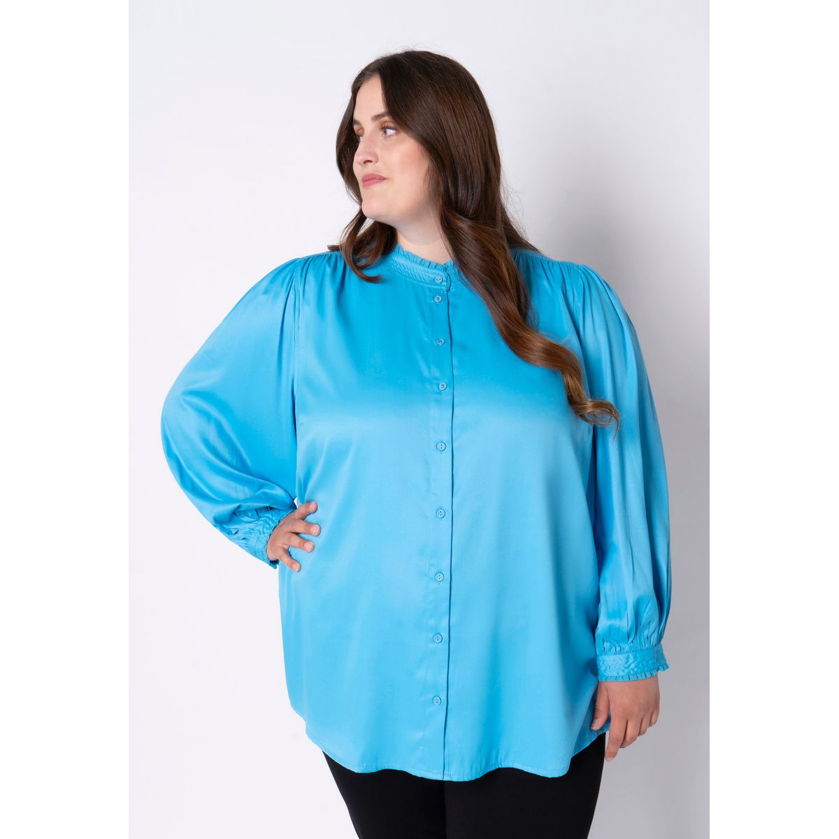 Adia - Bluse - Adelna - Bonnie Blue - M/46-48