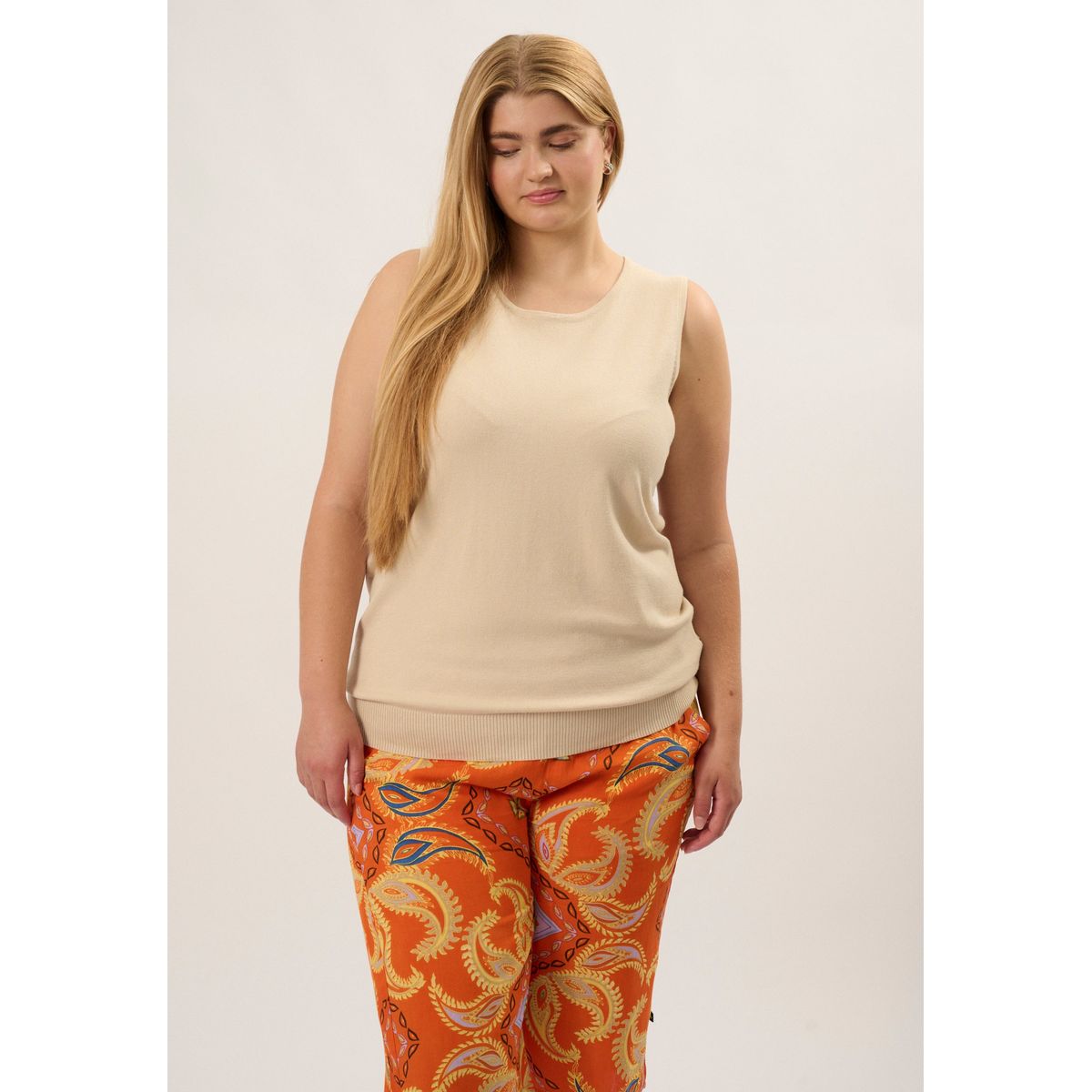 Adia - Top - Adpammi - Cream - L/50-52