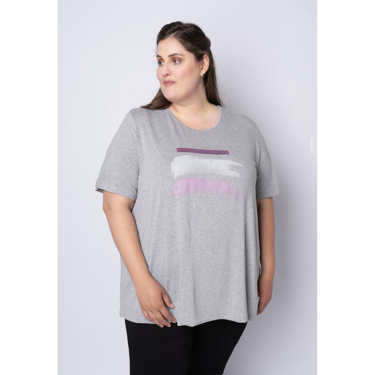 Apcherlevoix - Light Grey Melange - T-shirt - L/50-52