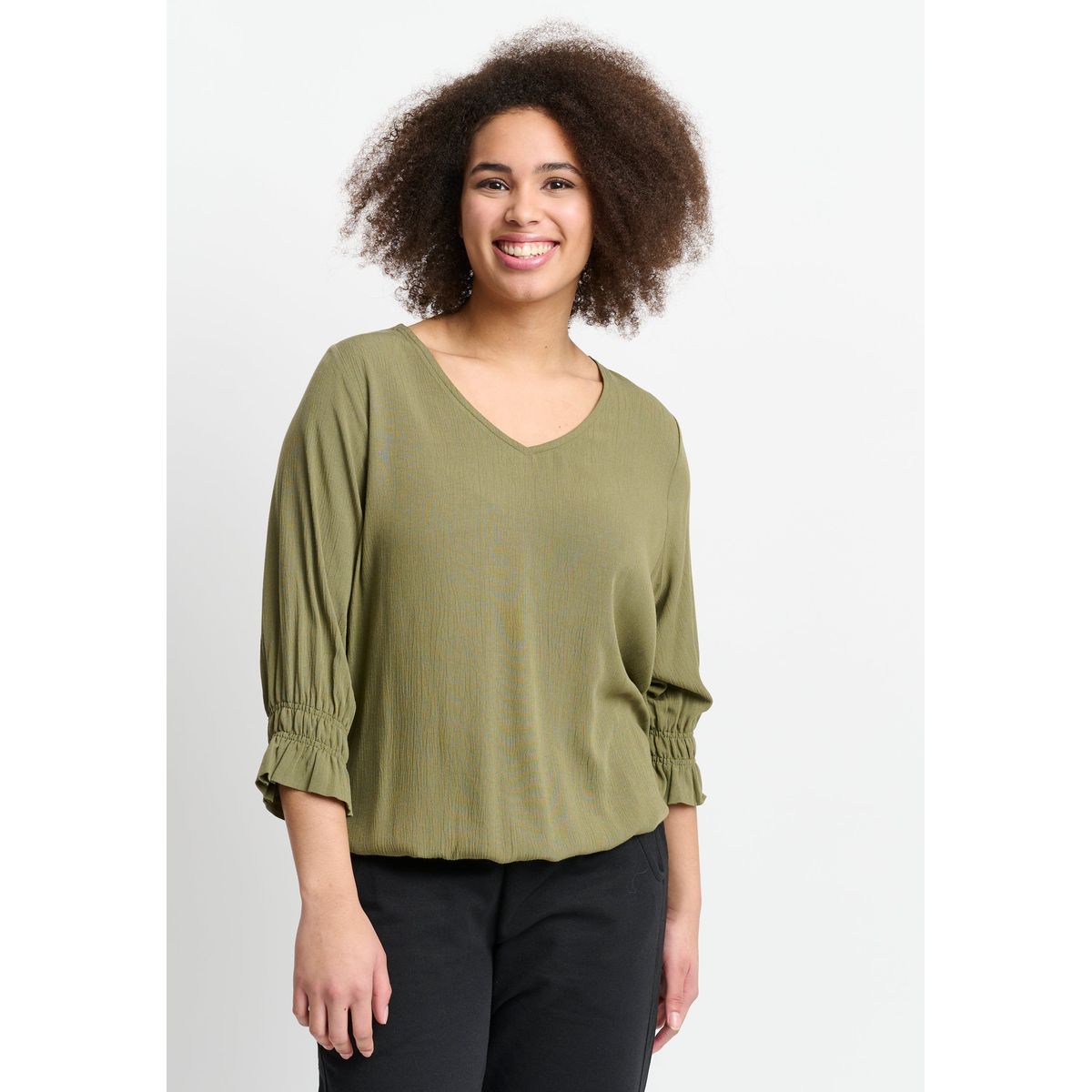 Apirvine - Dusty Olive - Bluse - S/42-44