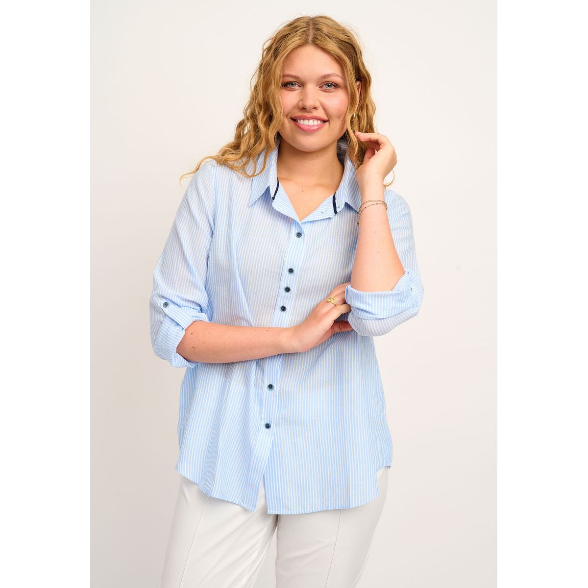 Chtalina - Light Blue - Skjorte - 44