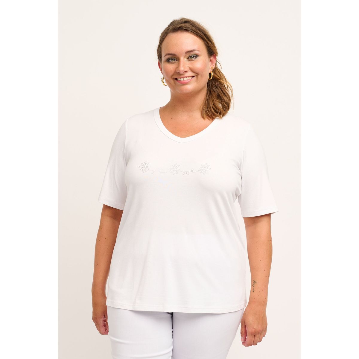 Chtilde - Optical White - T-shirt - 56