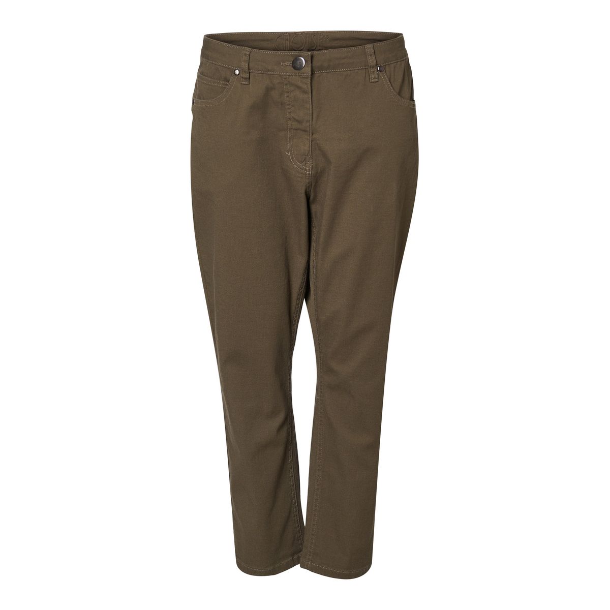 Ctrousers 7/8 - Dark Olive Green - Bukser - 36