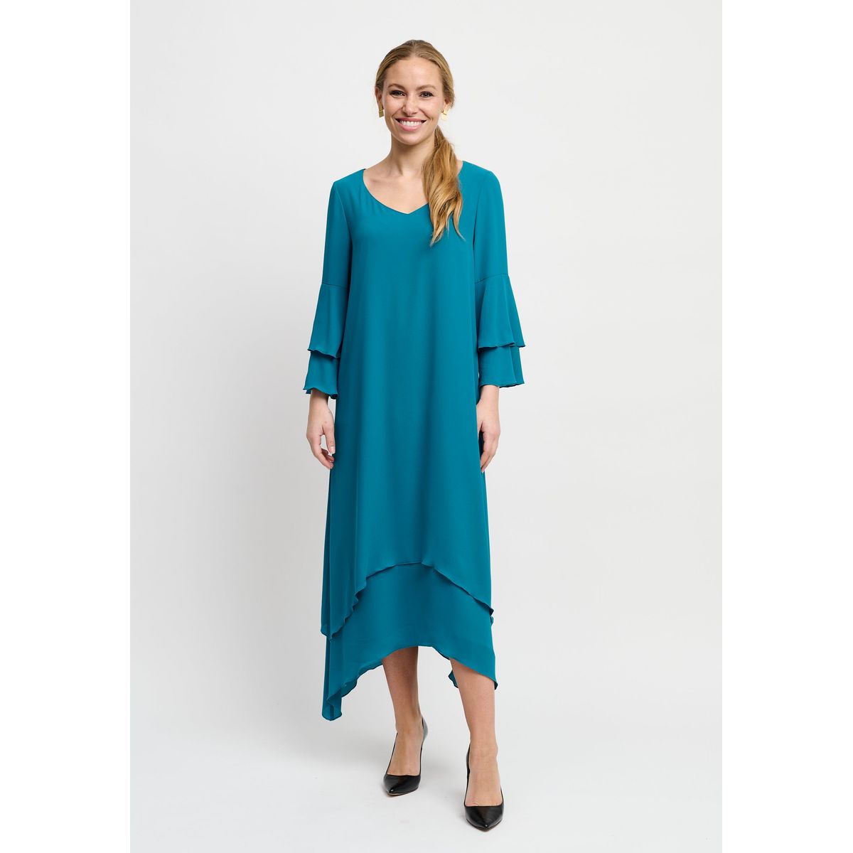 Elmoxi - Petrol Green - Kjole - 38