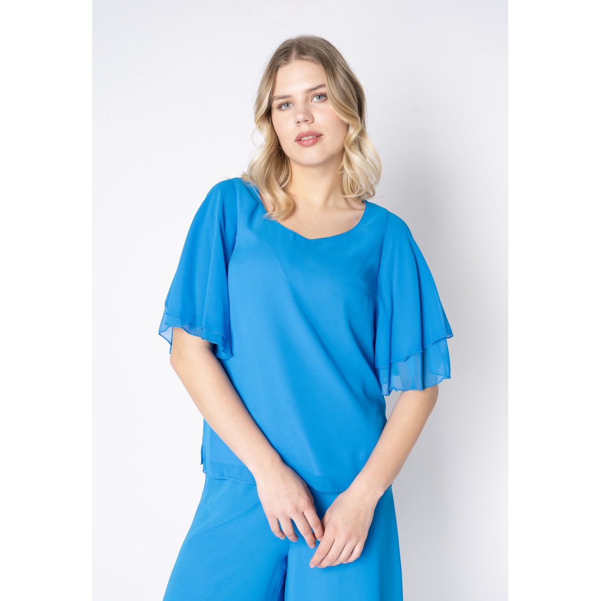 Elnobel - Turquoise - Bluse - 40