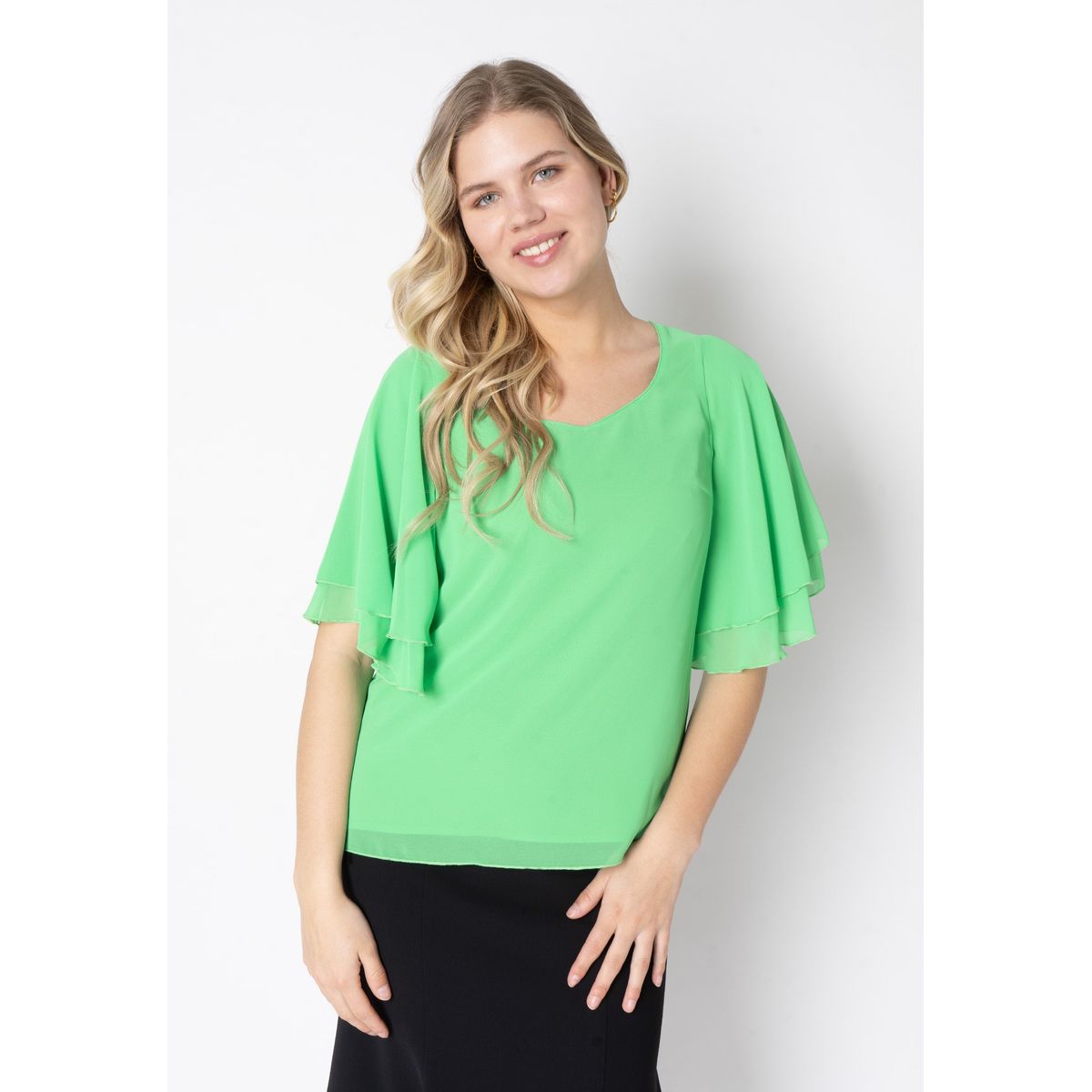 Elnobel - Flash Green - Bluse - 46