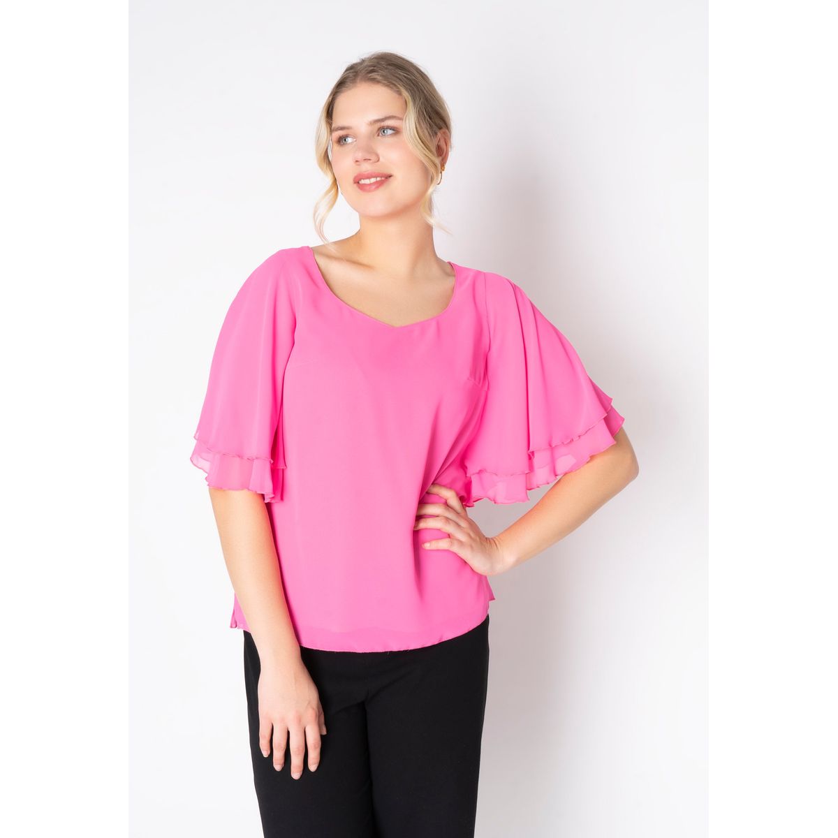 Elnobel - Glowing Pink - Bluse - 42