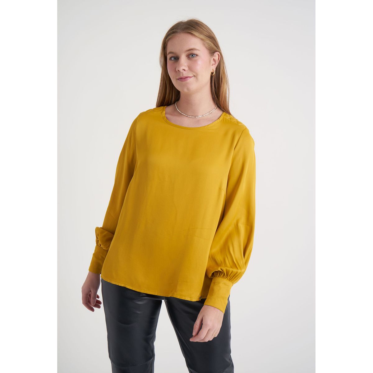 Etneena - Warm Yellow - Bluse - 48