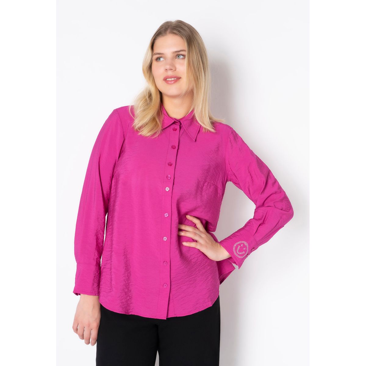 Etlione - Fuchsia - Bluse - 38