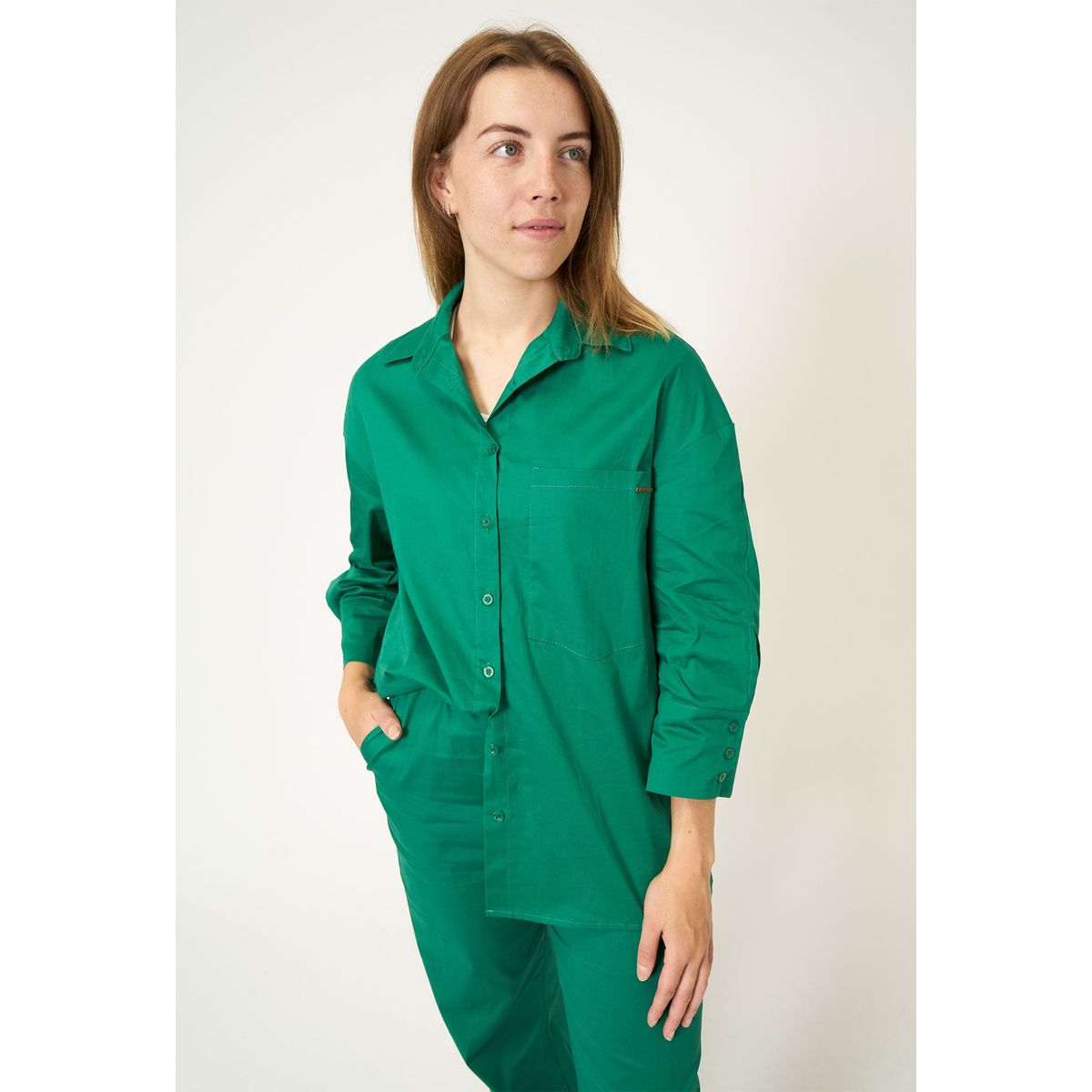 Etwera - Grass Green - Skjorte - L