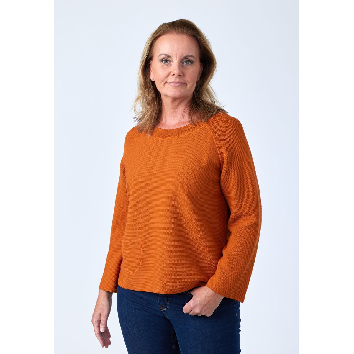 Karla - Orange - Bluse - L