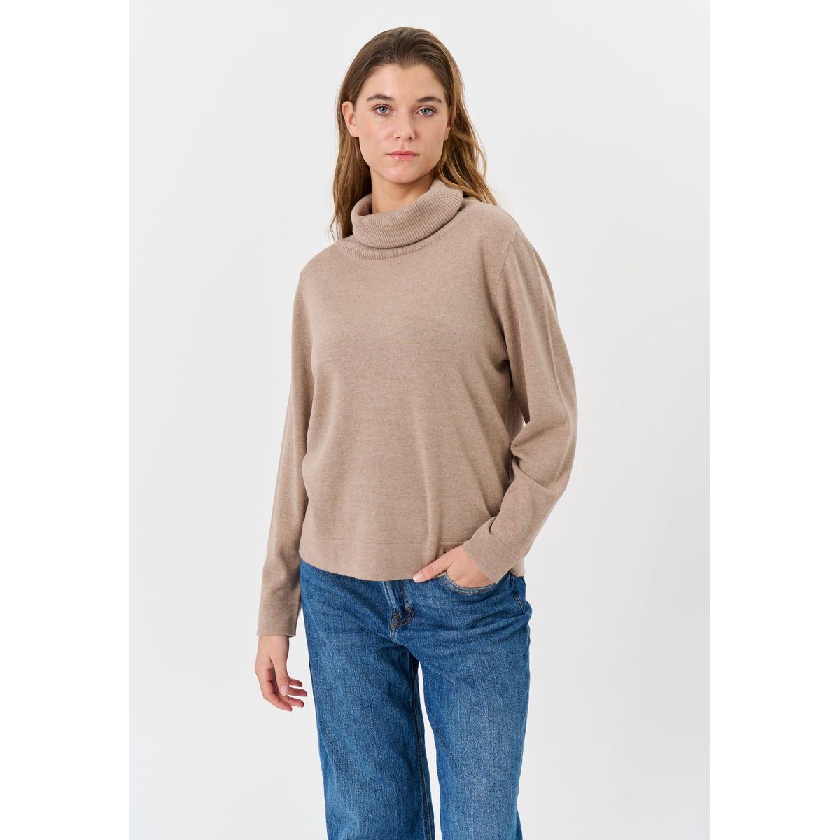 Kirsten - Camel Melange - L