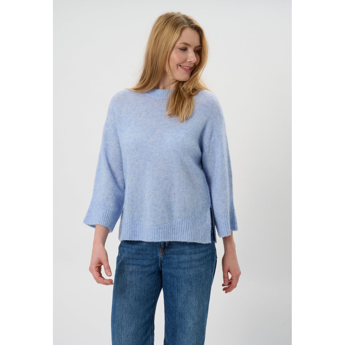 Liagusta - Light Blue Melange - Bluse - Xl