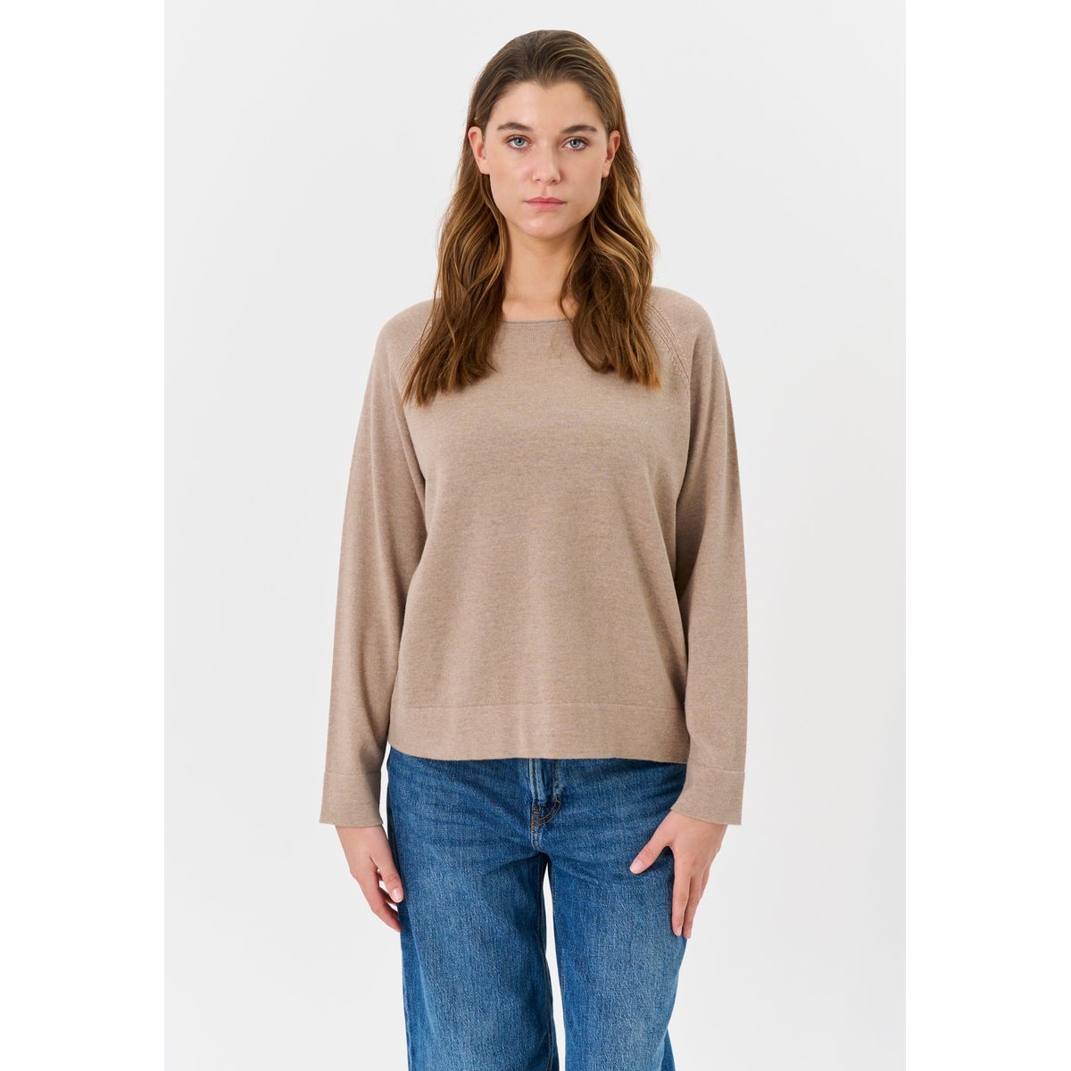 Likarin - Camel Melange - Bluse - Xl