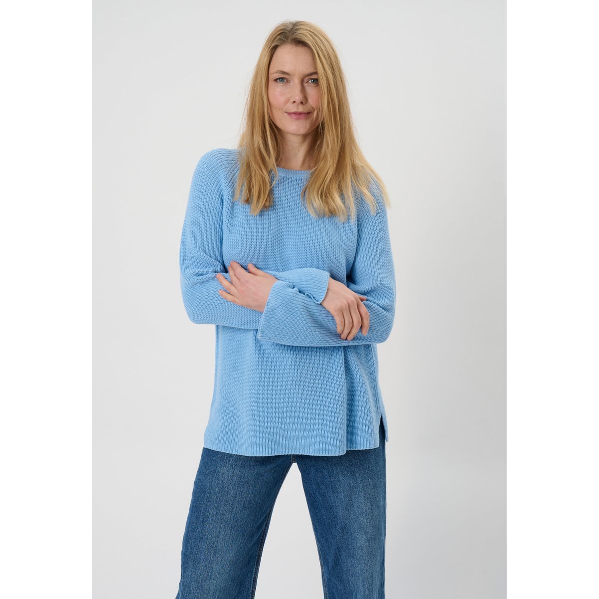 Malene - Light Blue - Bluse - M