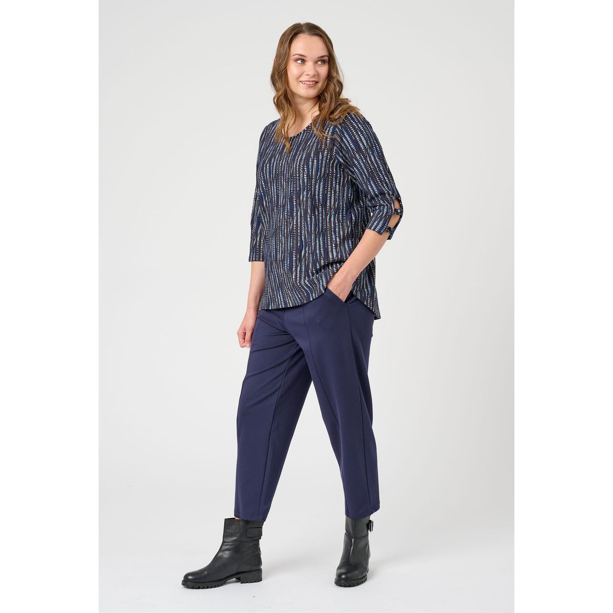 Pont Neuf - Bluse - Pnmelly - Navy - S/40