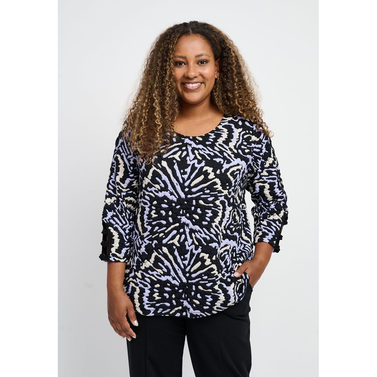 Pont Neuf - Bluse - Pnmelly - Ice Blue - Xl/48-50