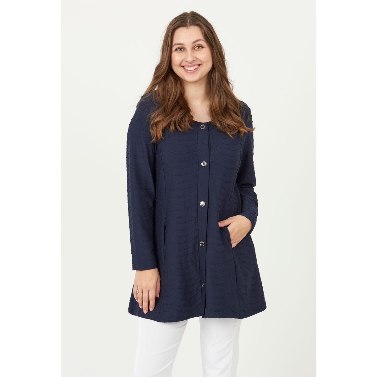 Pont Neuf - Cardigan - Pnmerle - Navy - M/42-44