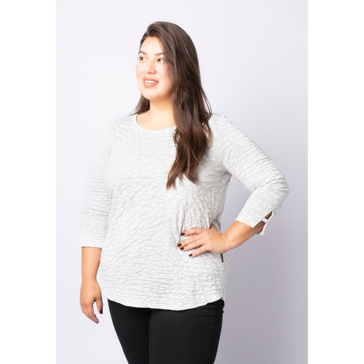 Pont Neuf - Bluse - Pnnelly - Light Grey - L