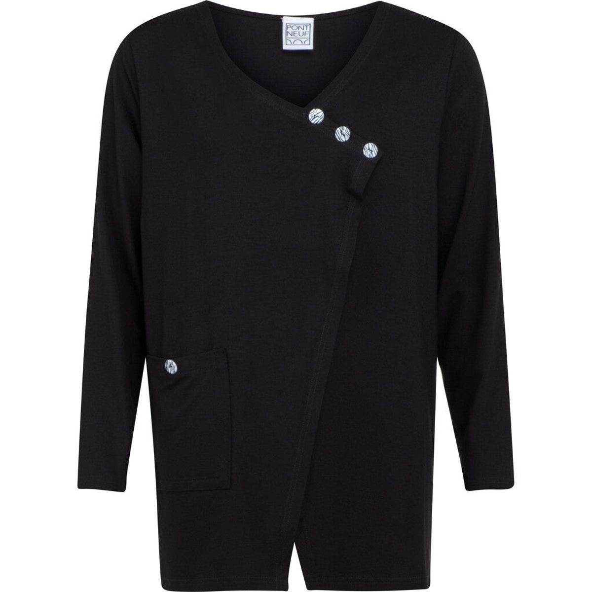 Pont Neuf - Cardigan - Pnanneli - Ecovero - Black - Xs