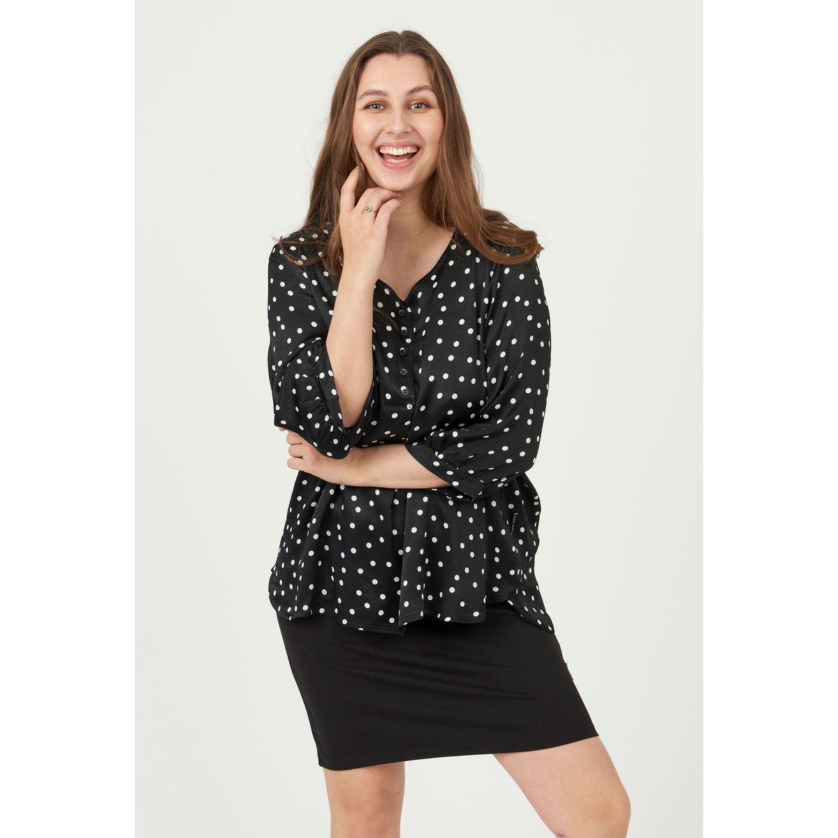 Pont Neuf - Bluse - Pnbrie - Black - Xs/36-38