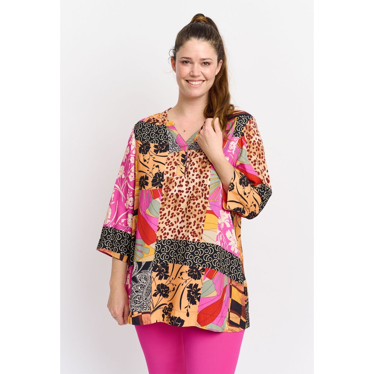 Pont Neuf - Tunika - Pnfrancy Tea - Fuchsia - Xl/48-50