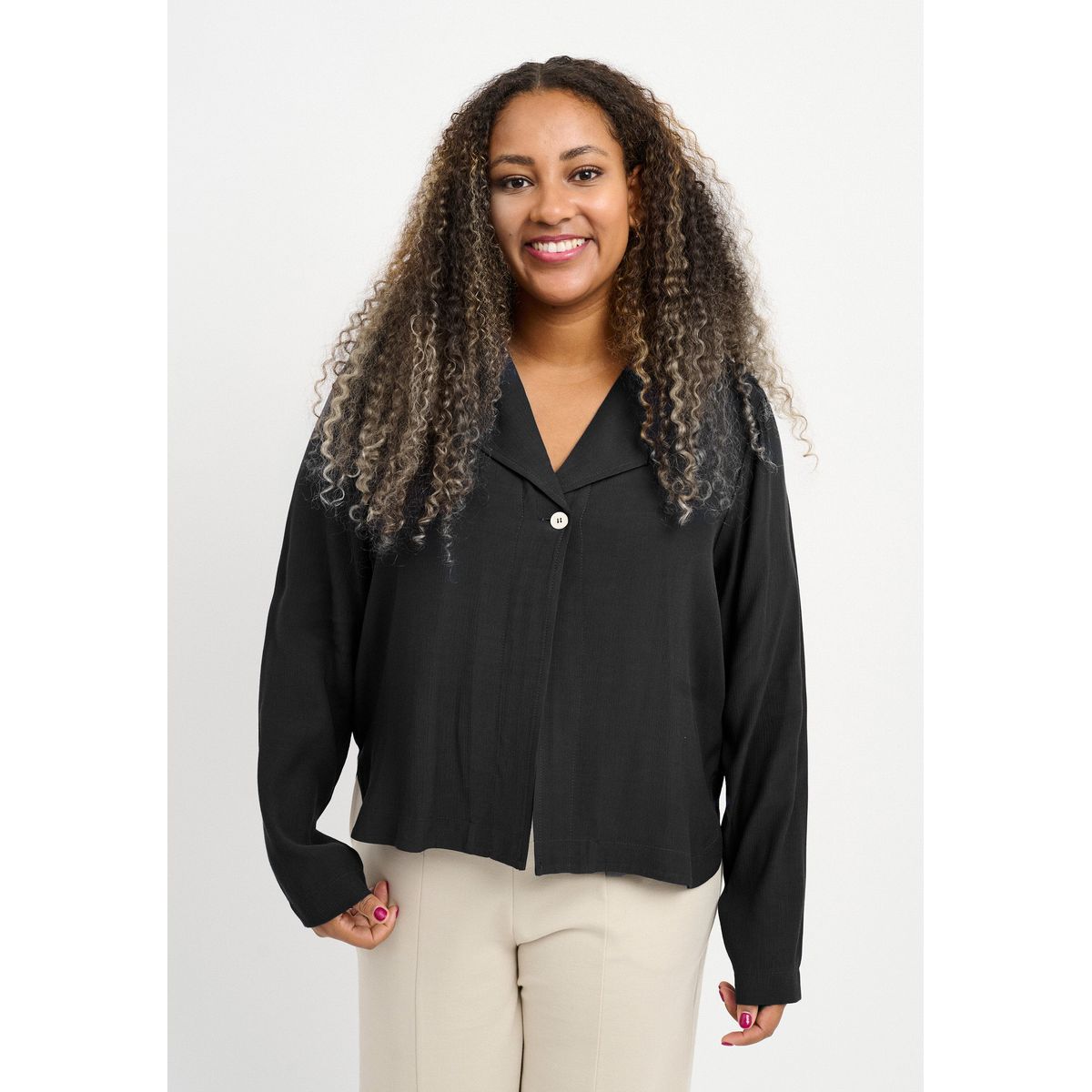 Pont Neuf - Cardigan - Pnfreda - Black - L/46